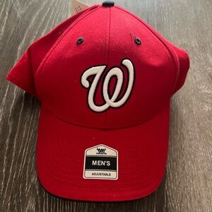 NWT Men’s Washington Nationals Red W Logo Baseball Cap